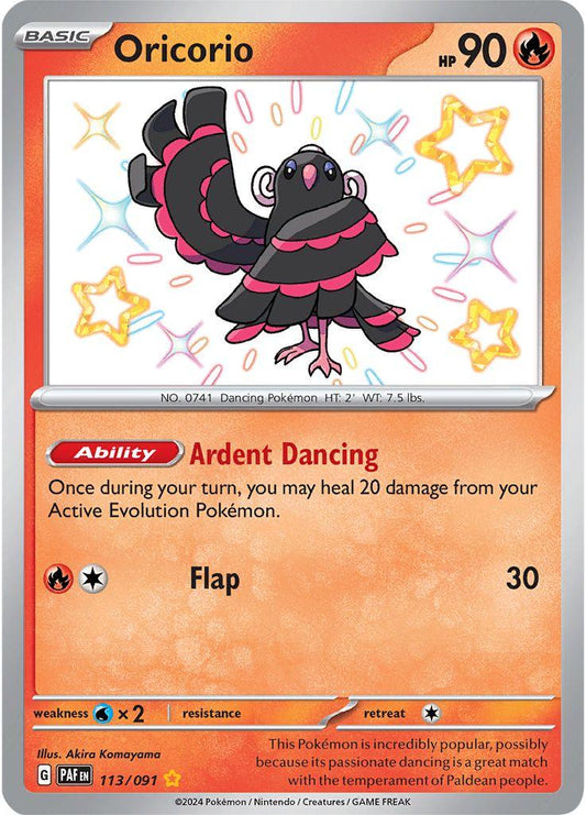 Oricorio #113 Pokemon Paldean Fates