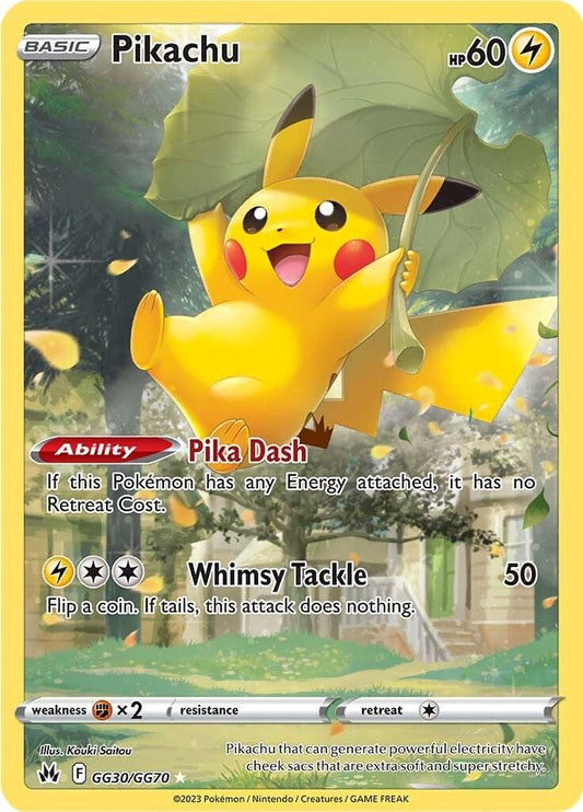 Pikachu #GG30 Pokemon Crown Zenith