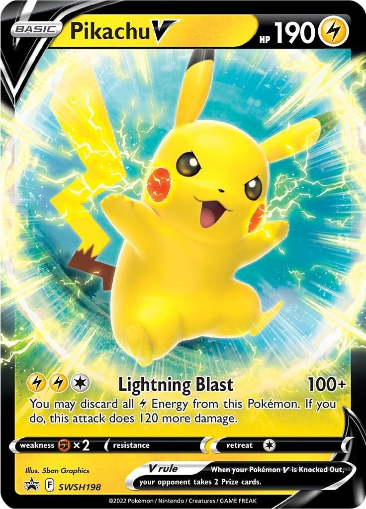 Pikachu V #SWSH198 Pokémon Promo
