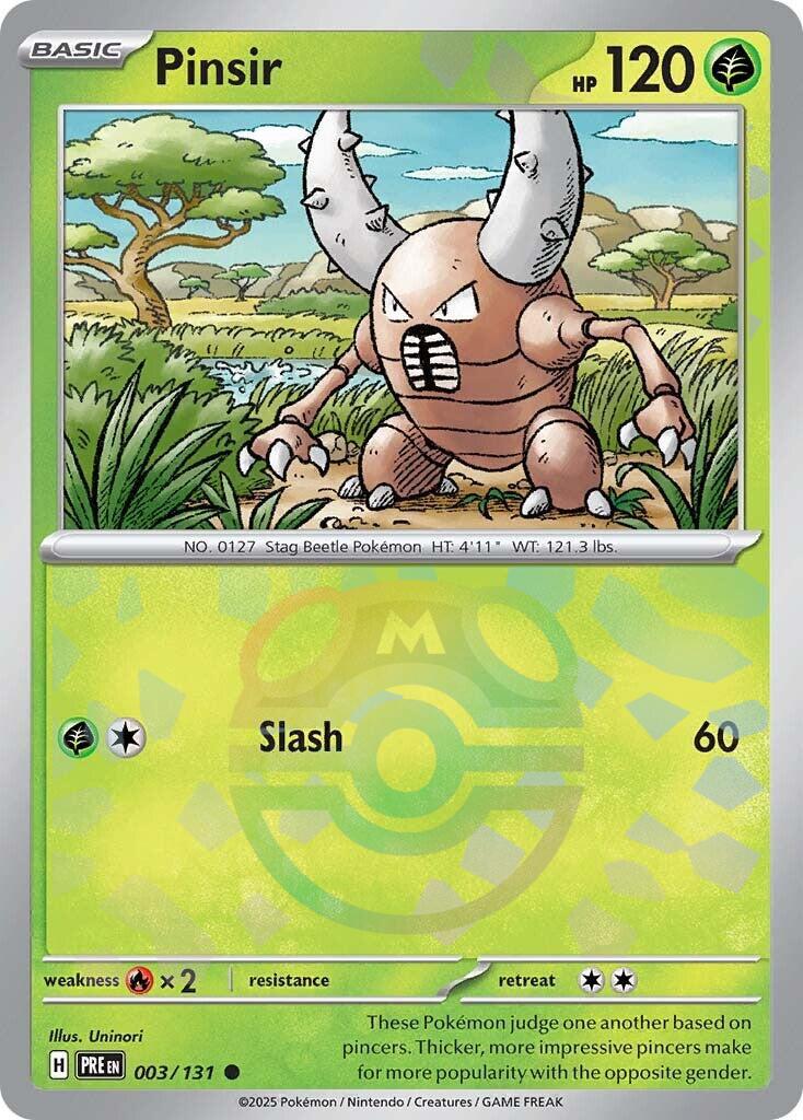 Pinsir [Master Ball] #3 Pokemon Prismatic Evolutions