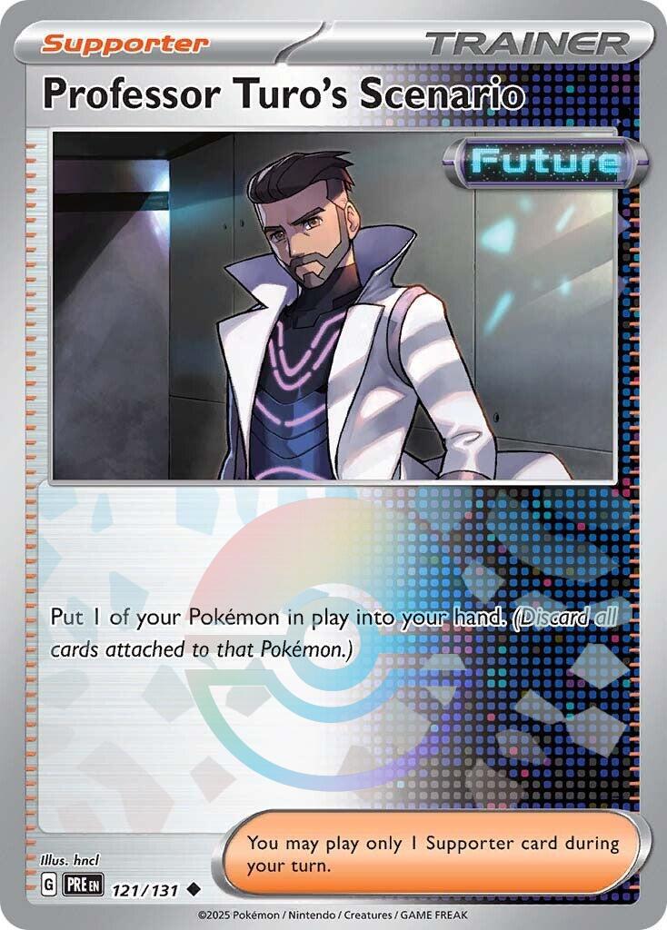 Professor Turo's Scenario [Poke Ball] #121 Pokemon Prismatic Evolutions