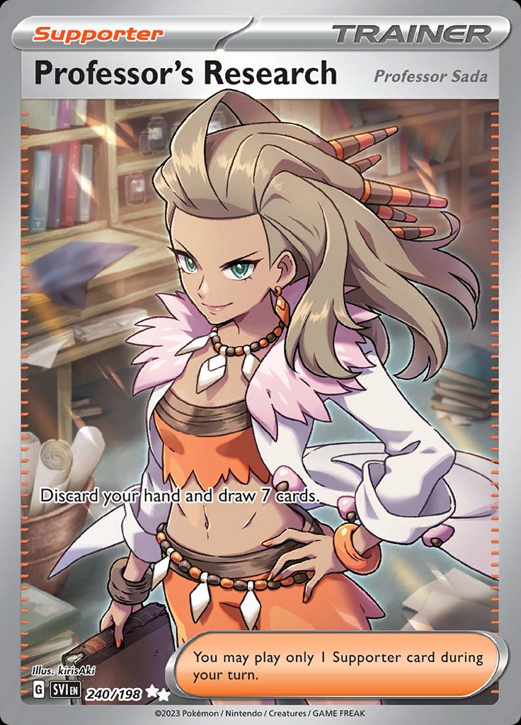 Professor's Research: Professor Sada #240 Pokemon Scarlet & Violet
