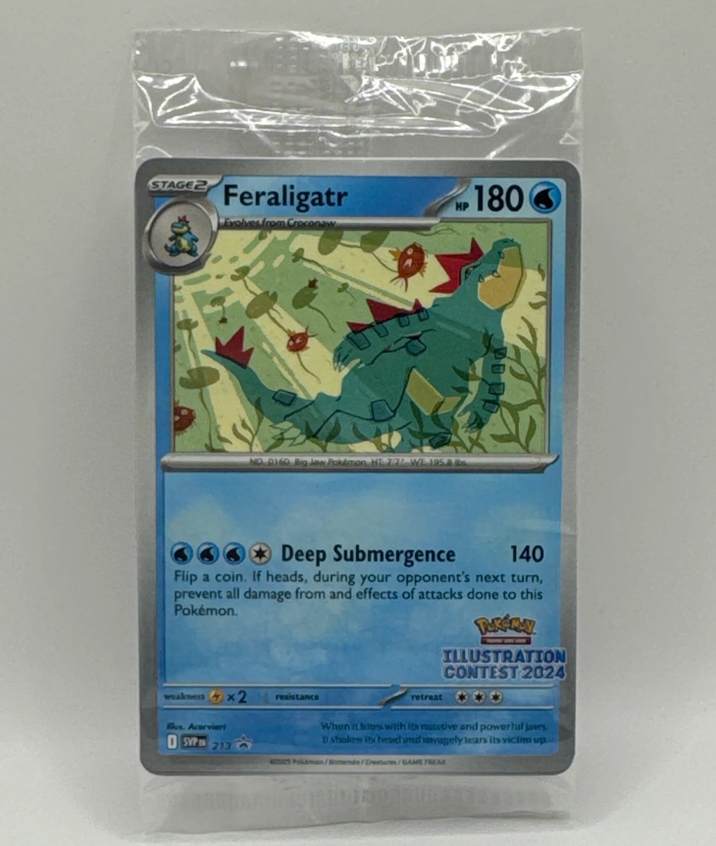 Feraligatr #213 Pokemon Promo (SEALED)