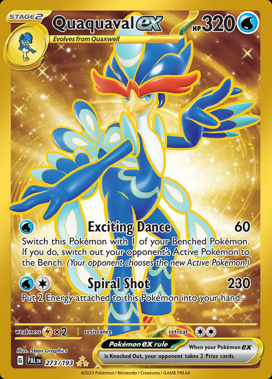 Quaquaval ex #273 Pokemon Paldea Evolved