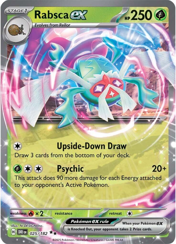 Rabsca ex #25 Pokemon Destined Rivals