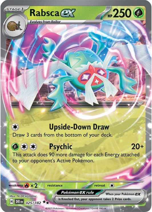 Rabsca ex #25 Pokemon Destined Rivals