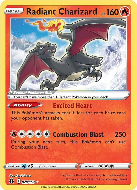 Radiant Charizard #20 Pokemon Crown Zenith