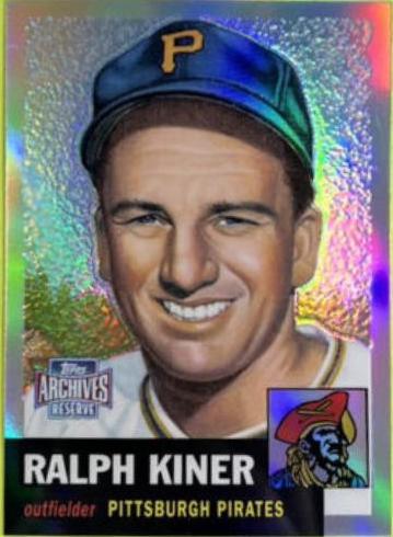 Ralph Kiner [1953 Reprint] #40 | 2001 Topps Archives Reserve