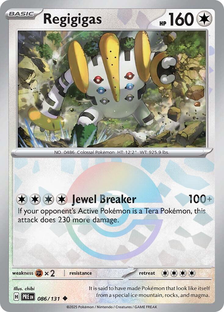 Regigigas [Poke Ball] #86 Pokemon Prismatic Evolutions