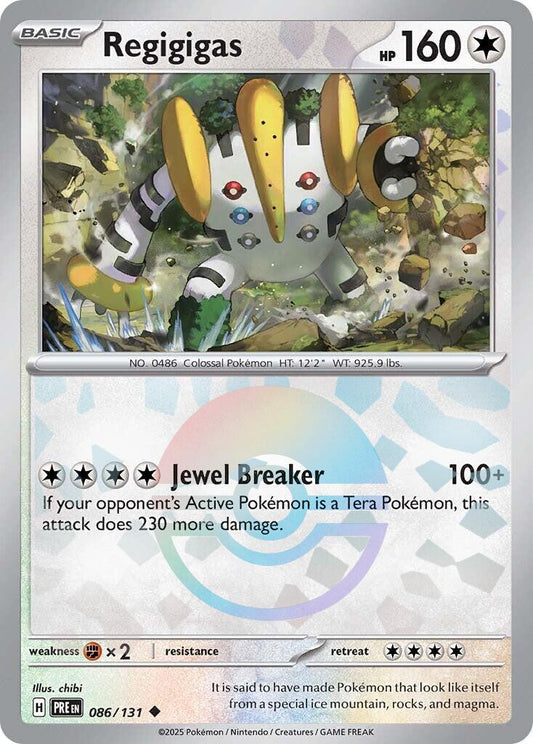 Regigigas [Poke Ball] #86 Pokemon Prismatic Evolutions