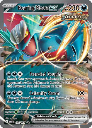 Roaring Moon ex #124 Pokemon Paradox Rift