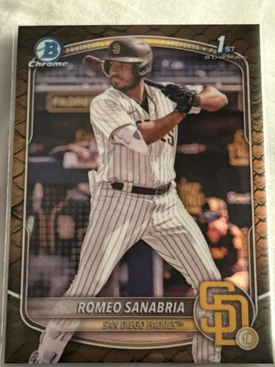 Romeo Sanabria [Pearl] #BCP-3 | 2025 Bowman Chrome Prospects