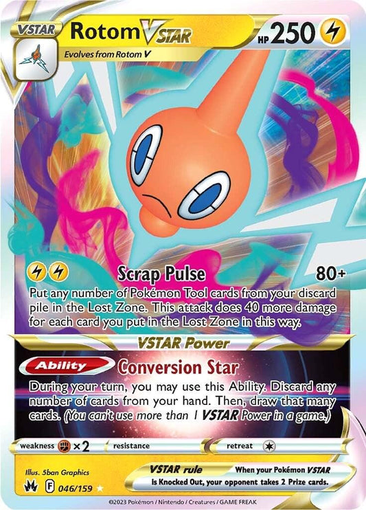 Rotom VSTAR #46 Pokemon Crown Zenith