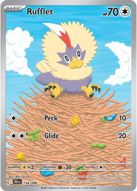 Rufflet #154 Pokemon Black Bolt