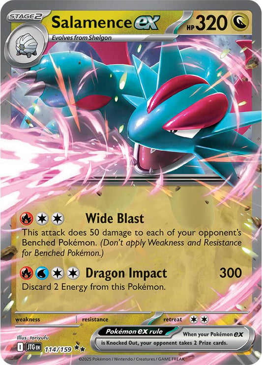 Salamence ex #114 Pokemon Journey Together