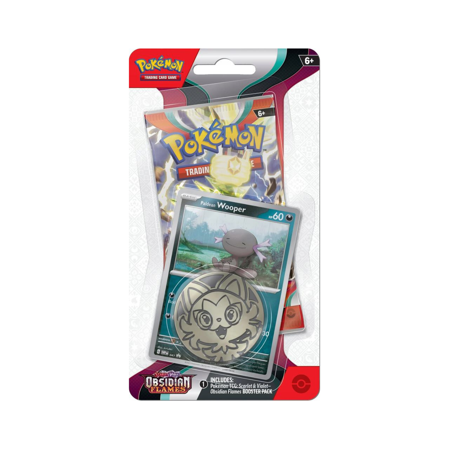 Scarlet & Violet-Obsidian flames Single Pack Blister [Paldean Wooper]