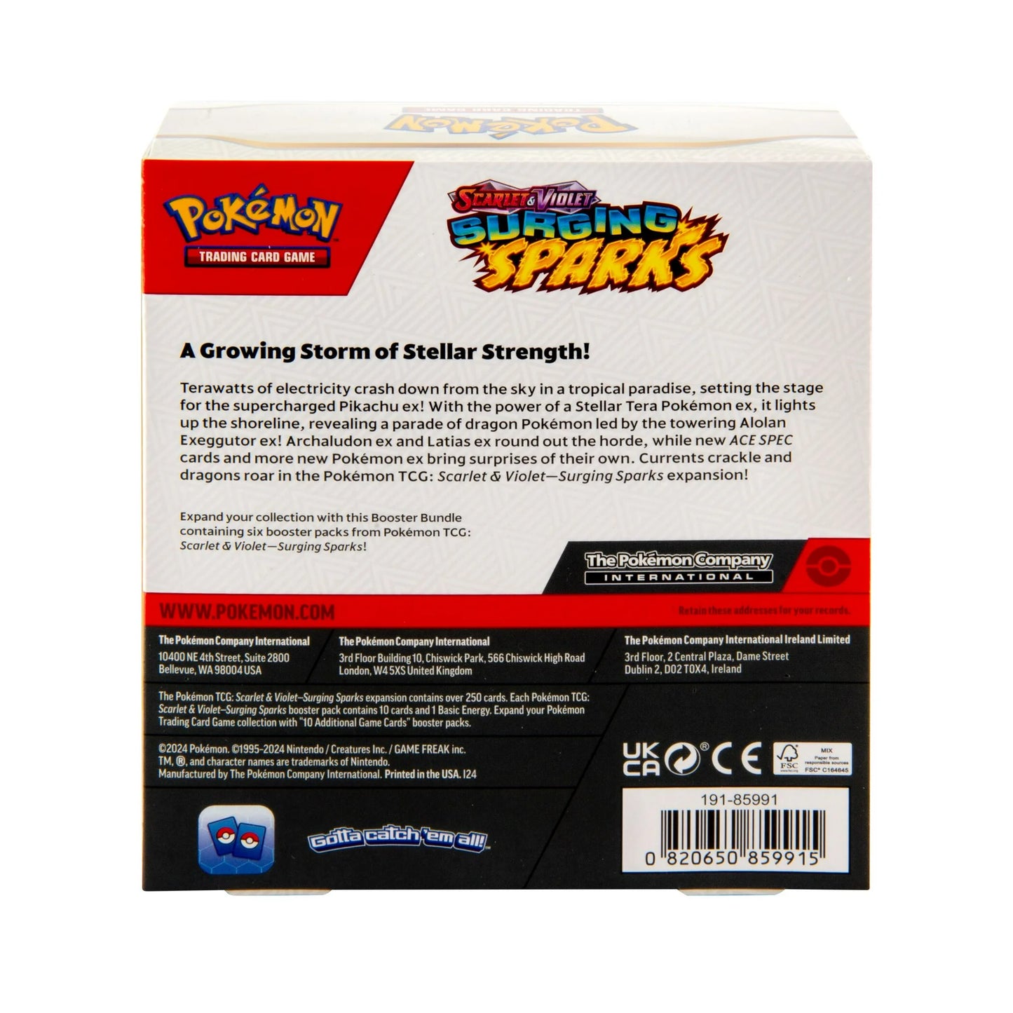 Scarlet & Violet-Surging Sparks Booster Bundle (6 Packs)