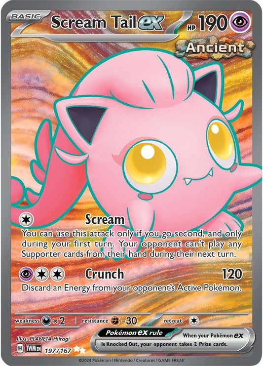 Scream Tail ex #197 Pokemon Twilight Masquerade