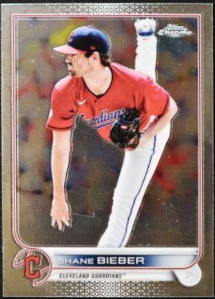 Shane Bieber #208 | 2022 Topps Chrome