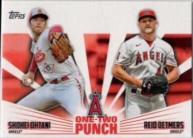 2023 Topps One Two Punch - Reid Detmers, Shohei Ohtani #12P-23