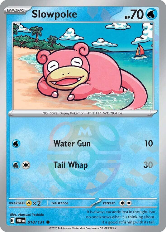 Slowpoke [Master Ball] #18 Pokemon Prismatic Evolutions
