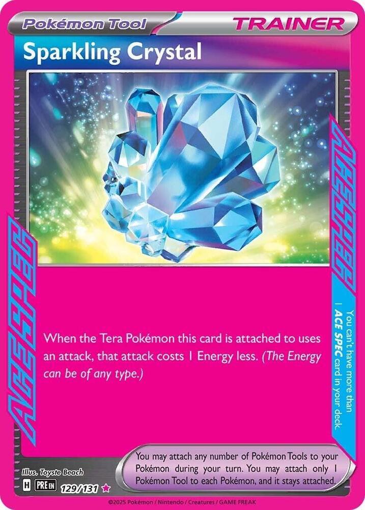 Sparkling Crystal #129 Pokemon Prismatic Evolutions