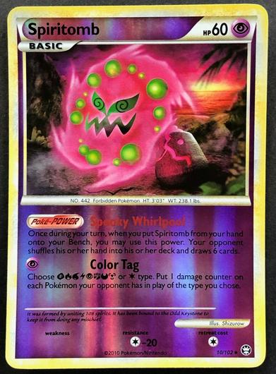 Spiritomb [Reverse Holo] #10 Pokemon Triumphant