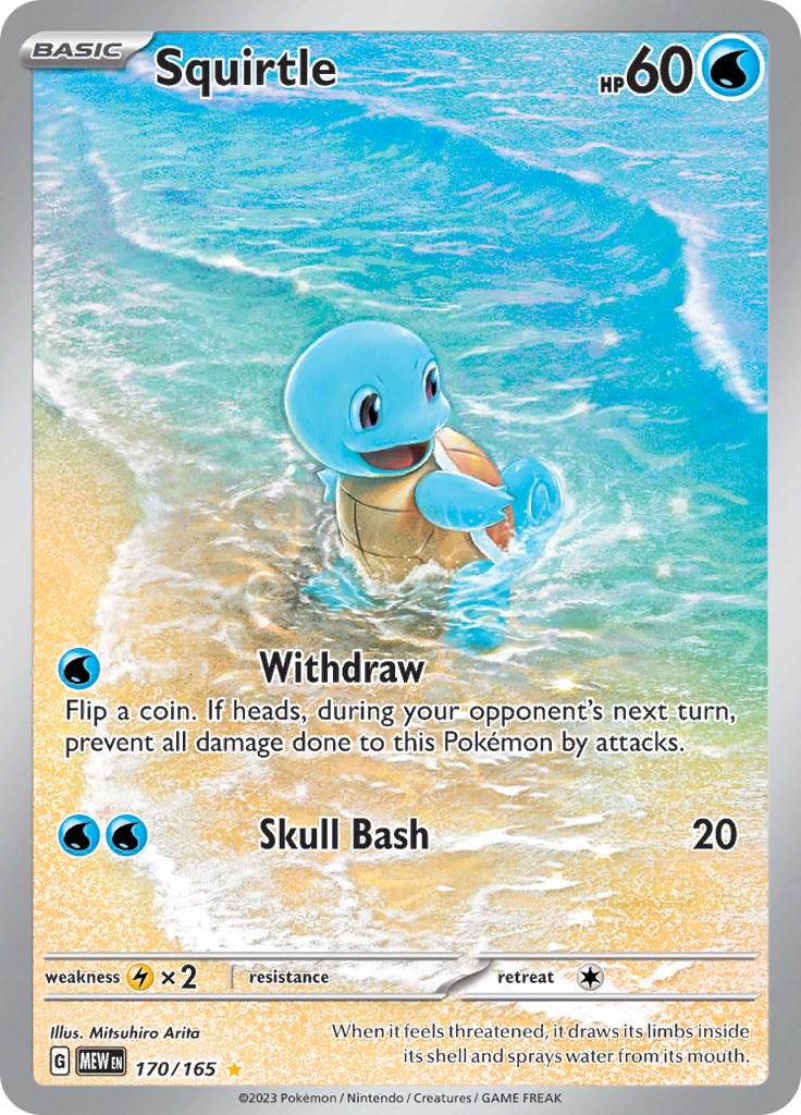 Squirtle #170 Pokémon Scarlet & Violet 151