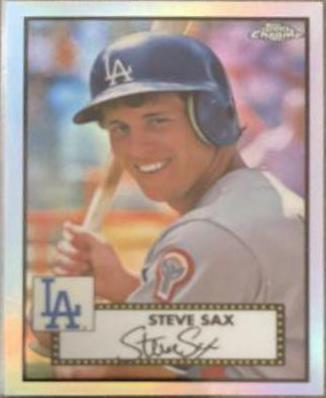 Steve Sax [Refractor] #690 | 2021 Topps Chrome Platinum Anniversary