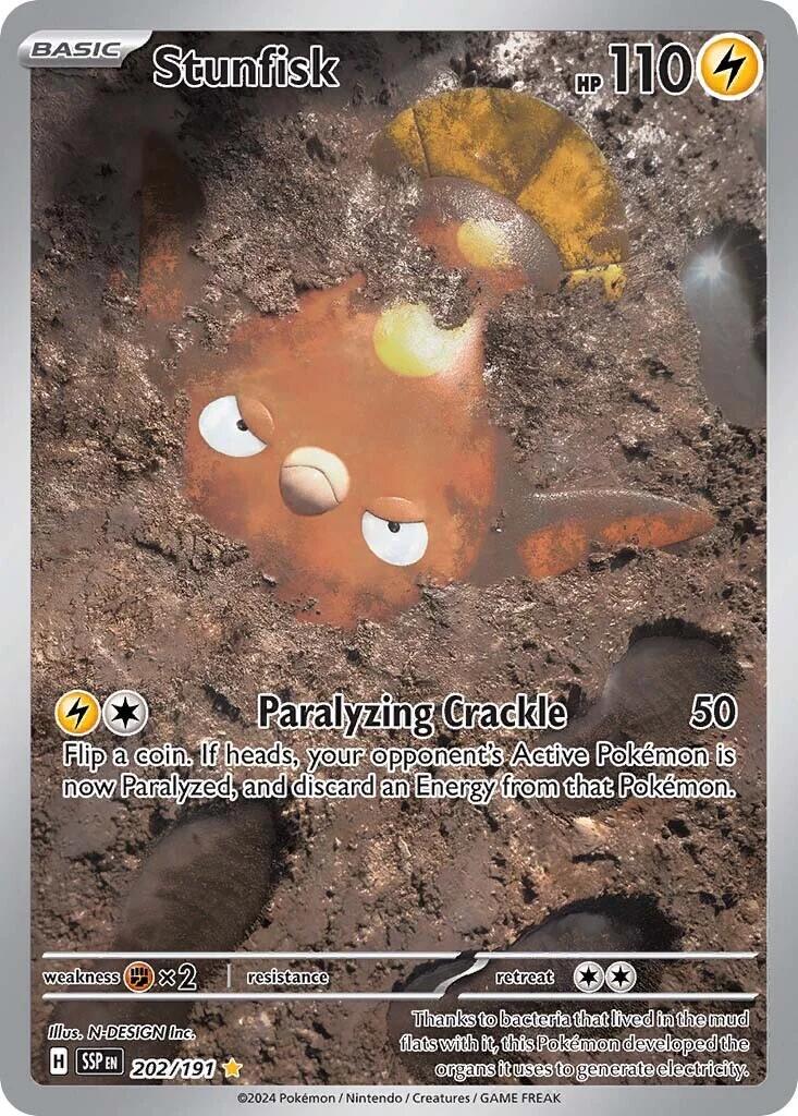 Stunfisk #202 Pokemon Surging Sparks