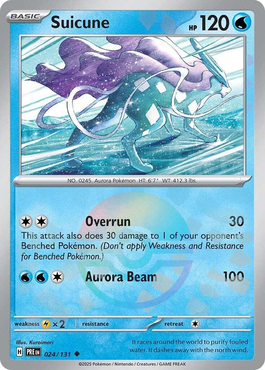 Suicune [Poke Ball] #24 Pokemon Prismatic Evolutions