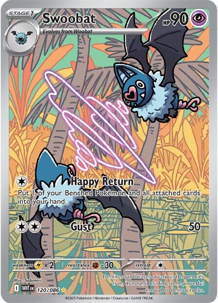 Swoobat #120 Pokemon White Flare