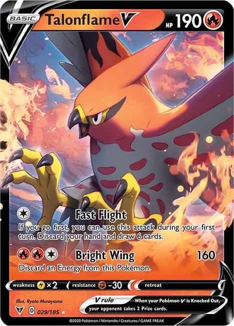 Talonflame V #29 Pokémon Vivid Voltage