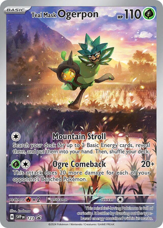 Teal Mask Ogerpon #123 Pokemon Promo