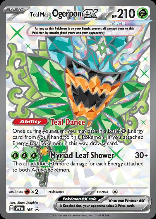 Teal Mask Ogerpon Ex #166 Pokémon Promo