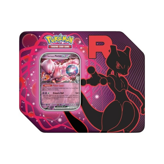 Destined Rivals Team Rocket Tin (Mewtwo Ex)