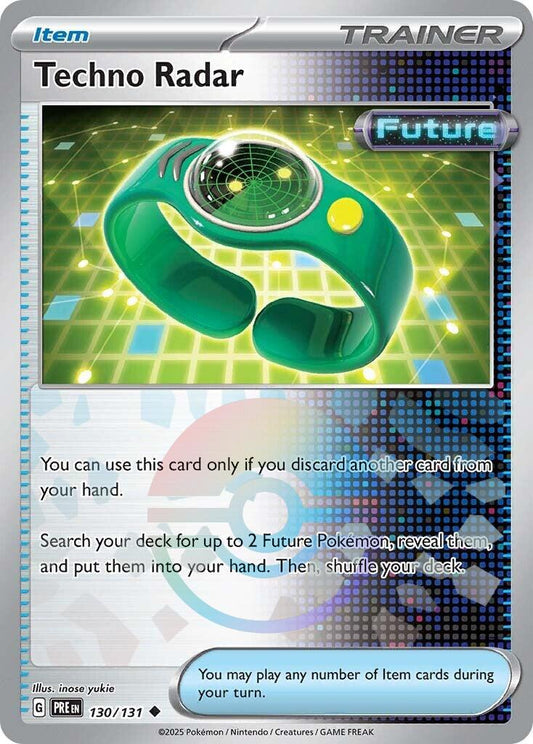 Techno Radar [Poke Ball] #130 Pokemon Prismatic Evolutions