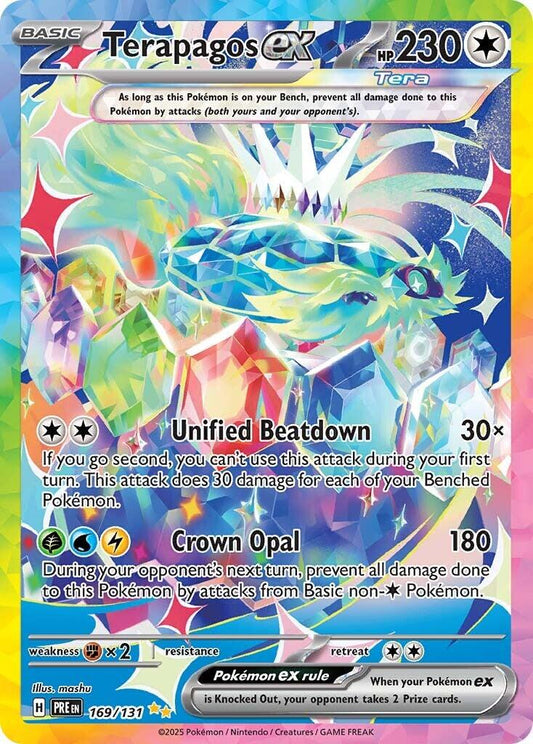 Terapagos ex #169 Pokemon Prismatic Evolutions
