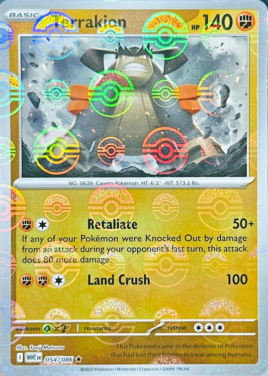 Terrakion [Poke Ball] #54 Pokemon White Flare