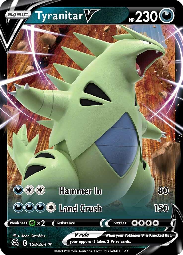 Tyranitar V #158 Pokémon Fusion Strike