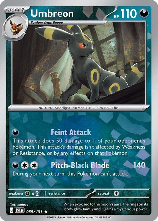 Umbreon [Poke Ball] #59 Pokemon Prismatic Evolutions