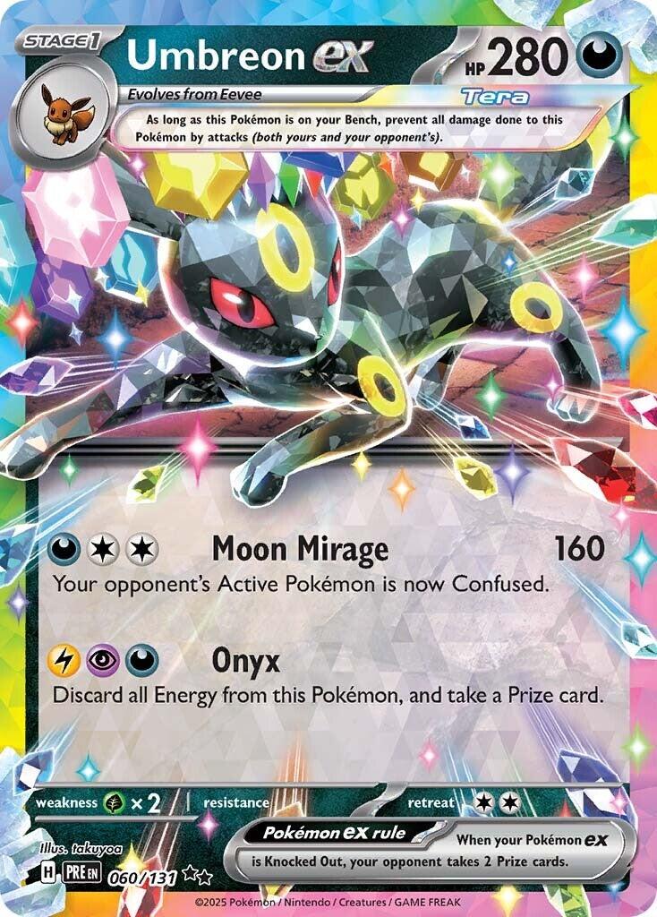 Umbreon ex #60 Pokemon Prismatic Evolutions