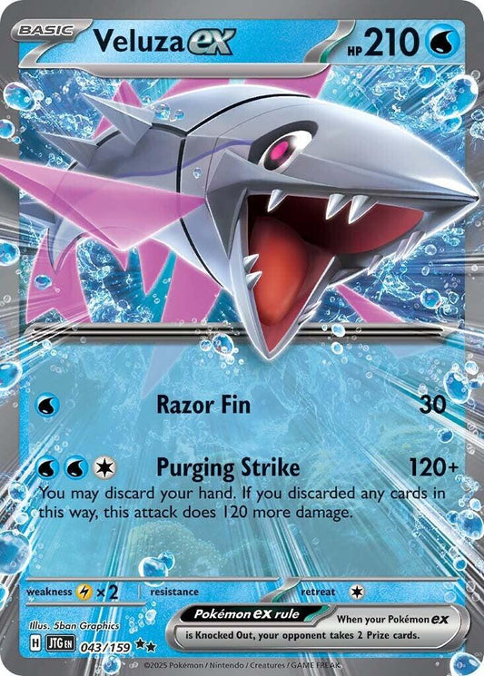 Veluza ex #43 Pokemon Journey Together