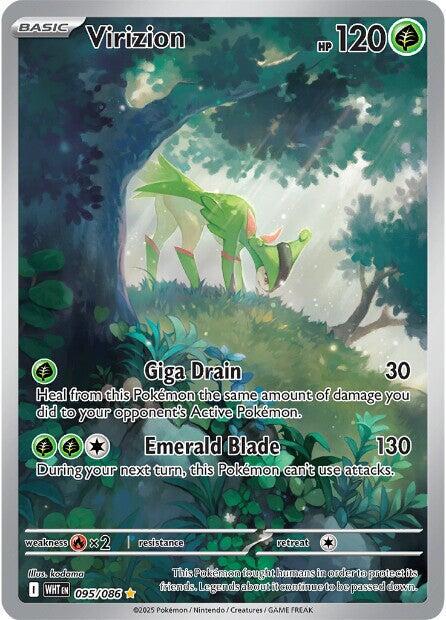 Virizion #95 Pokemon White Flare