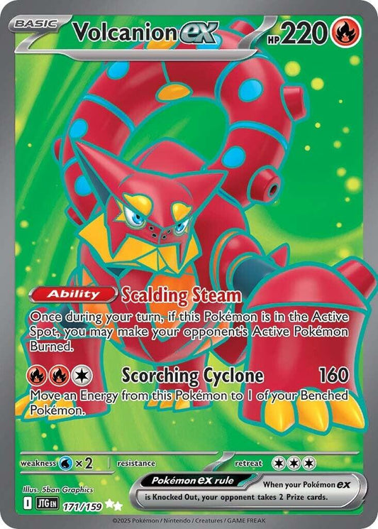 Volcanion ex #171 Pokemon Journey Together