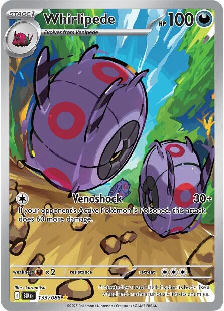 Whirlipede #133 Pokemon Black Bolt