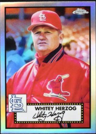 Whitey Herzog [Refractor] #641 | 2021 Topps Chrome Platinum Anniversary
