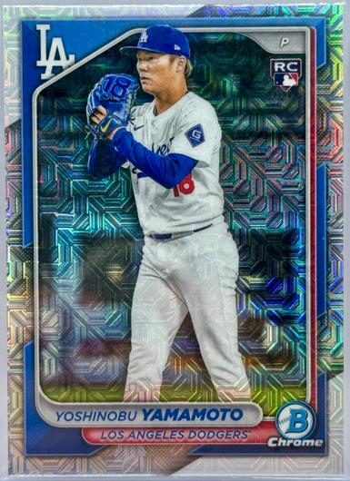 Yoshinobu Yamamoto [Mojo] #73 | 2024 Bowman Chrome
