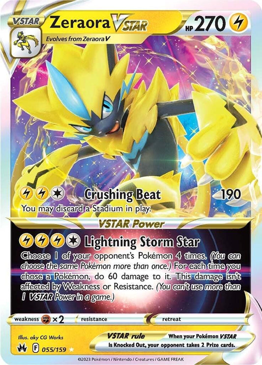 Zeraora VSTAR #55 Pokémon Crown Zenith