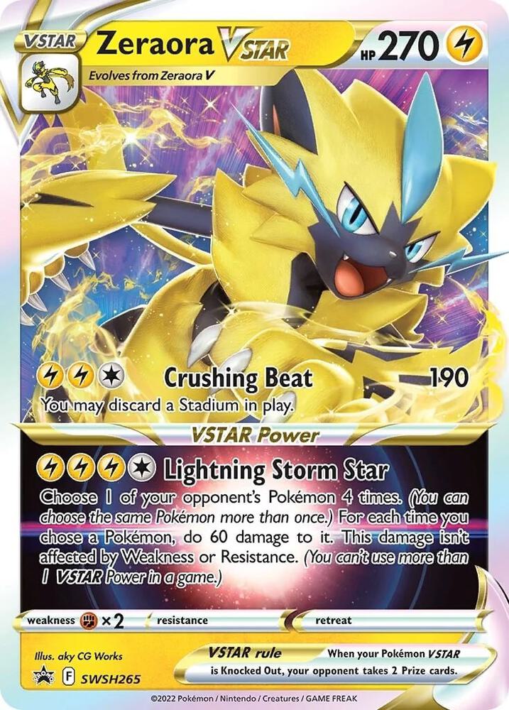 Zeraora VSTAR #SWSH265 Pokémon Promo